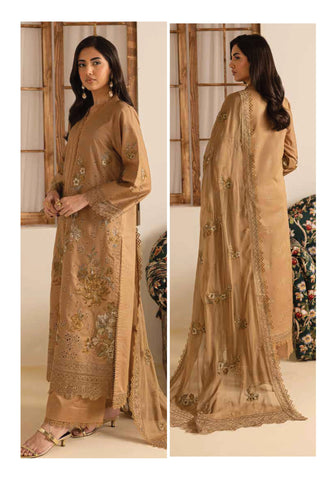 Zohra Un-Stitched Embroidered Lawn Collection'25 by Marjjan SMC-195