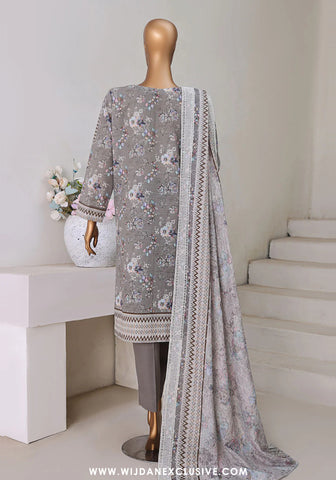 HZ Khaddar Unstitched Embroidered Chikankari Collection - 2025 KEC-101