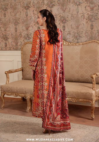 Velouré Unstitched Printed Silk Collection - 2025 by Gulaal (Rustic Regalia)