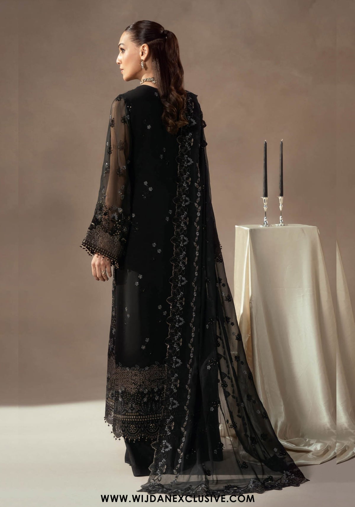 Afsanah by Lamisah | Unstitched Luxury Chiffon Formal Collection - 2025 (NOIR ROYALE)