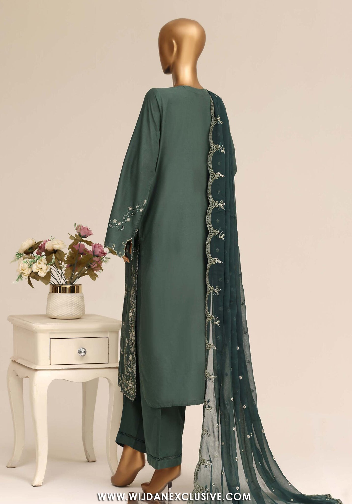 Sadabahar Stitched Luxury Embroidered Festive Vol-07 Collection - 2026 (D-01)