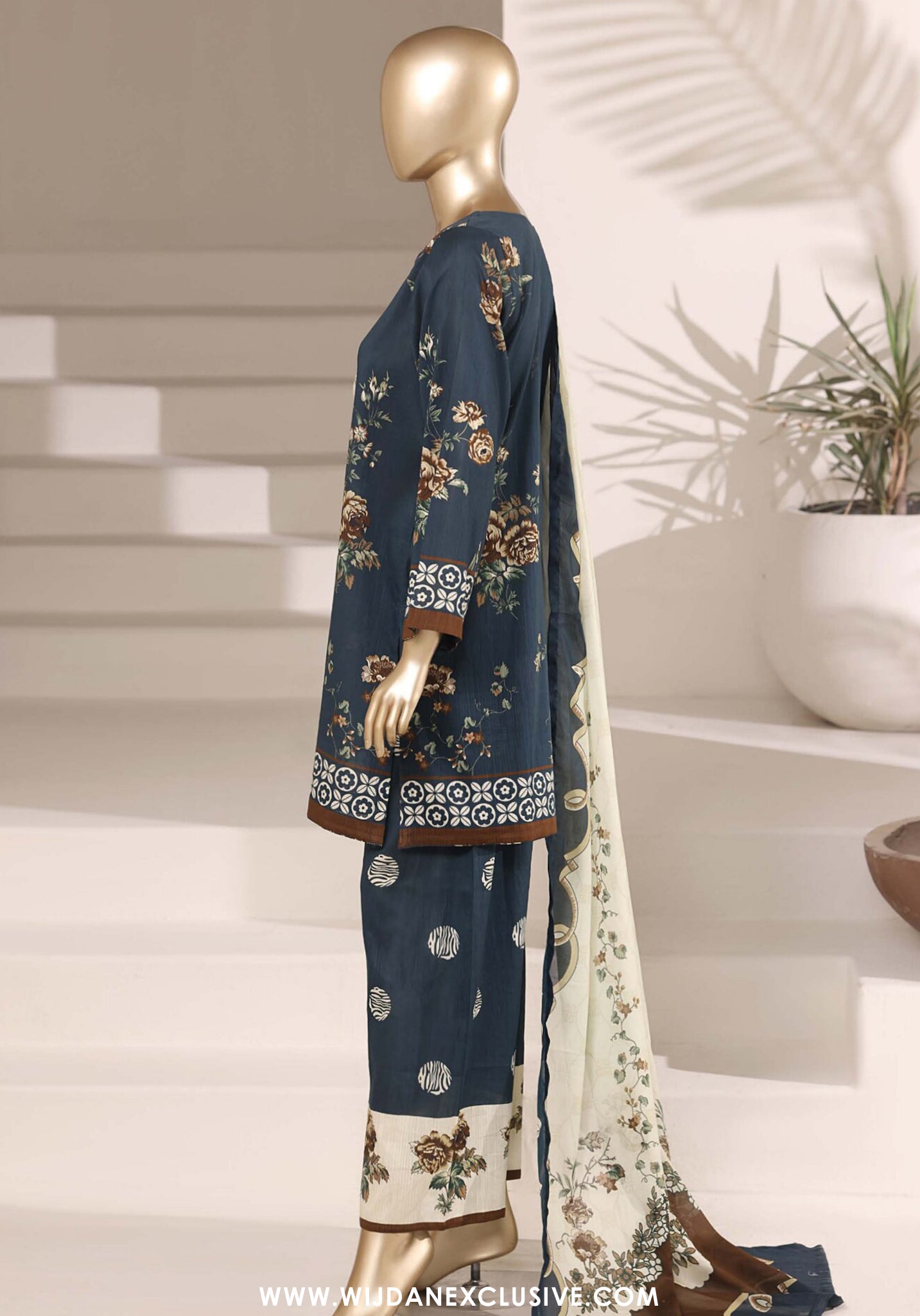 Sadabahar Stitched Printed Lawn Vol-08 Collection – 2026 (D-01)
