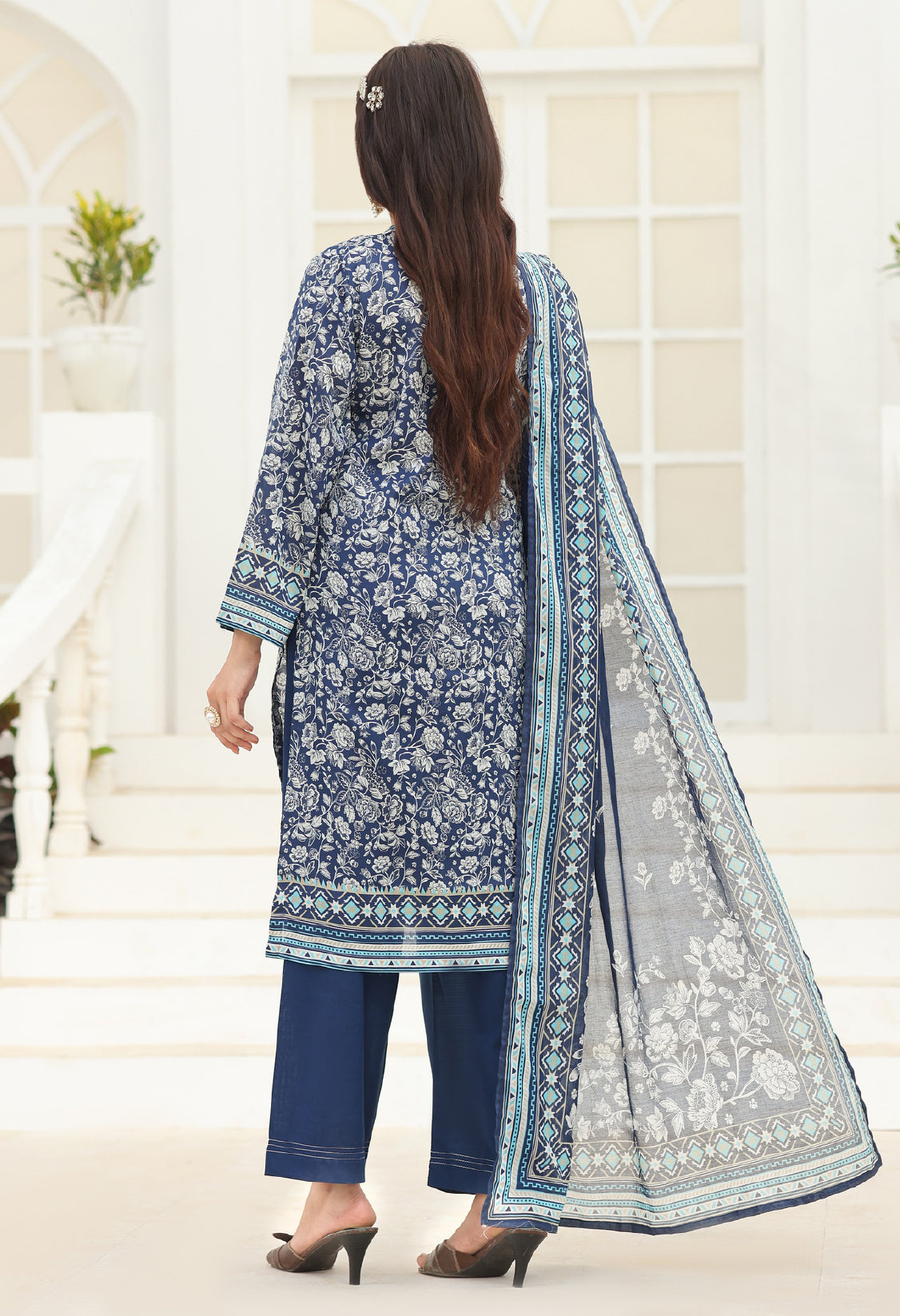 Maya by Aizal | Stitched Digital Printed Lawn Vol-03 Collection - 2026 (D-01)