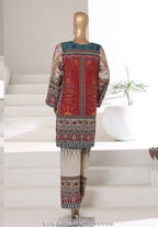 Sadabahar Printed Khaddar 2pc Co-Ord Collection - 2025 D-01