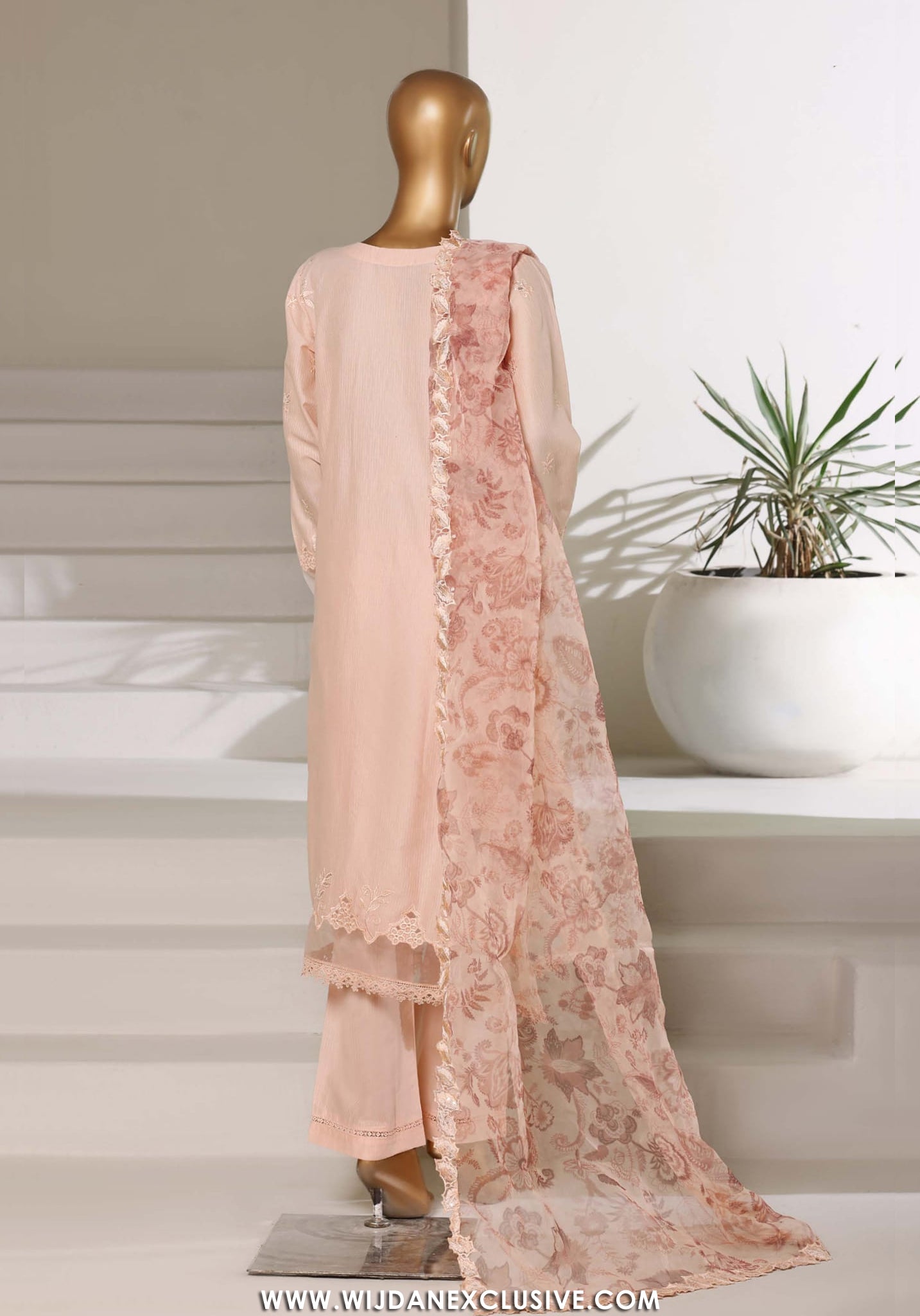 Sadabahar Luxury Stitched Embroidered Festive Vol-01 Collection - 2026 (PEACH)