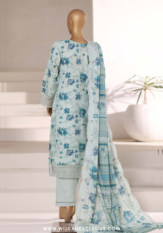 Sadabahar Signature Stitched Embroidered Khaddar Collection - 2025 (LIGHT BLUE)