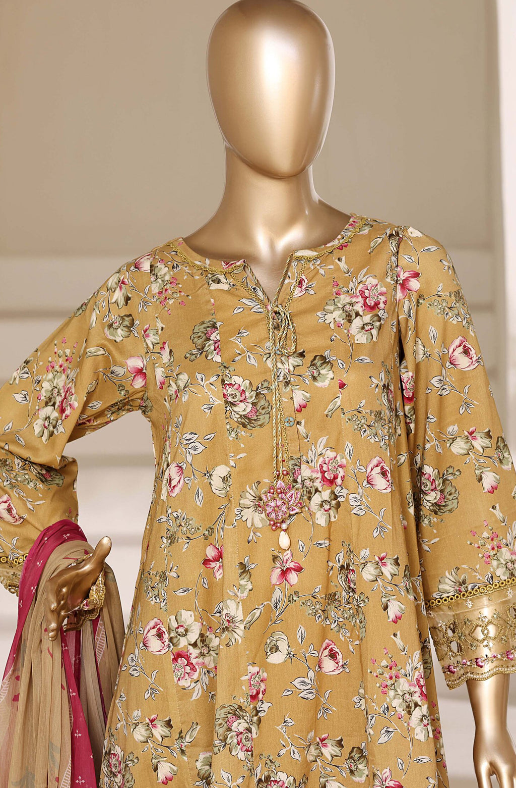 Sadabahar Peplum Stitched Luxury Vol-03 Collection – 2026 (D-01)