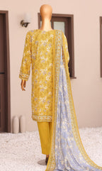 Elite by HZ Textile | Unstitched Embroidered Lawn Collection - 2026 (EC-1282)