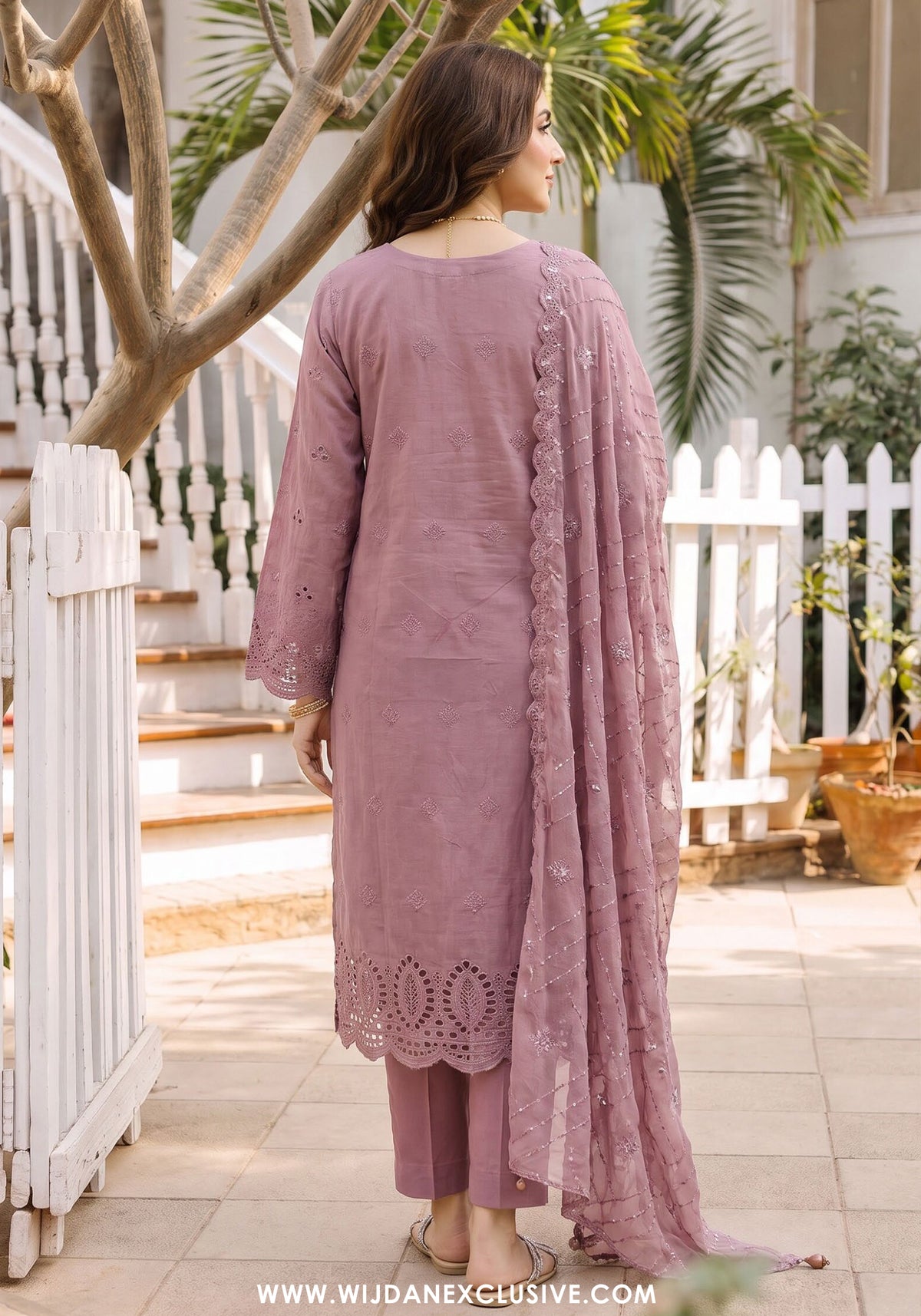 Kavya Gold by Wijdan | Unstitched Cotton Embroidered Collection - 2026 (D-01)
