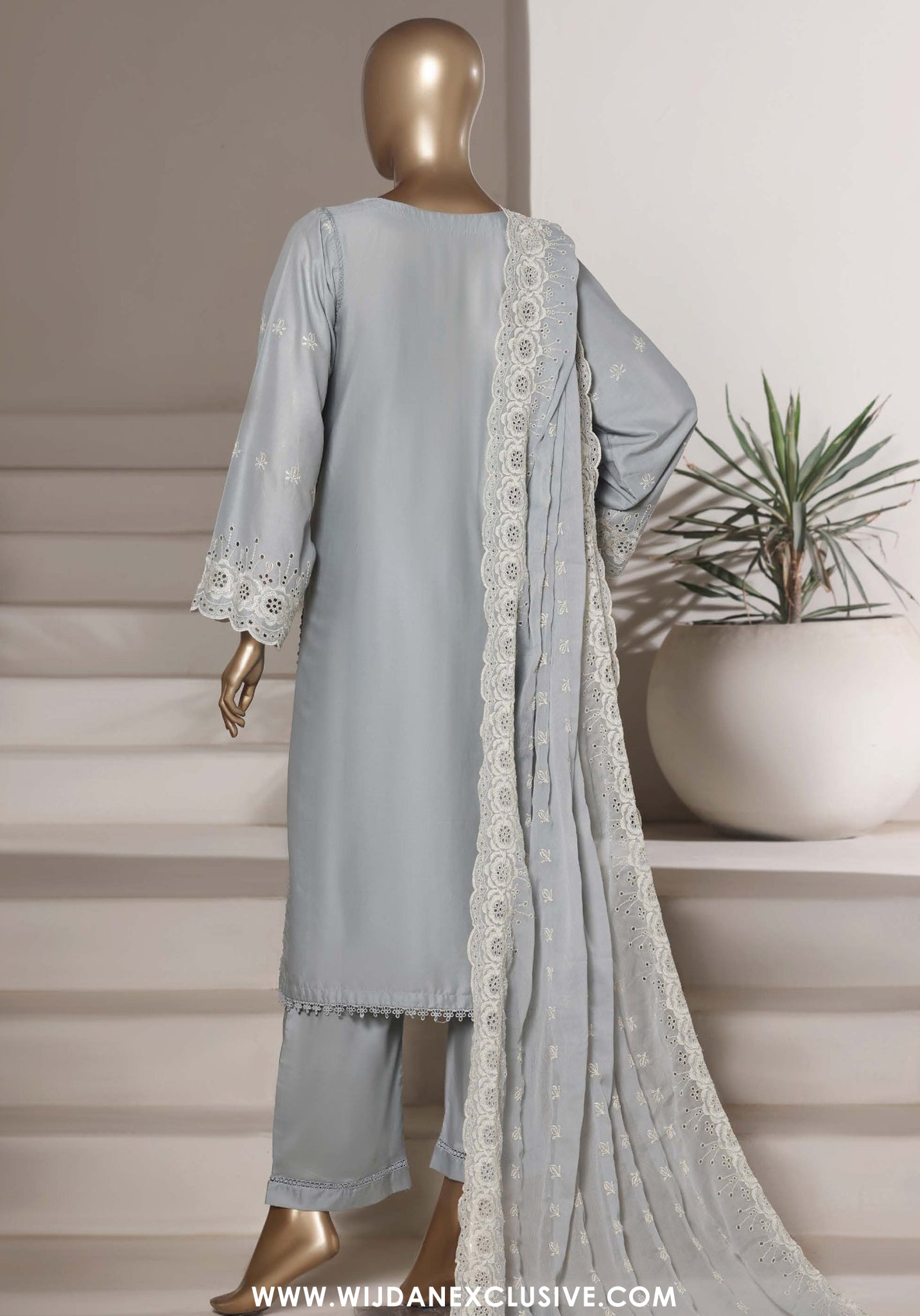 Sadabahar Chikankari Stitched Laser Work Vol-II Collection - 2026 (D-01)