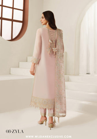 Alizeh Reena Handmade Unstitched Luxury Chiffon Collection - 2025 (ZYLA)