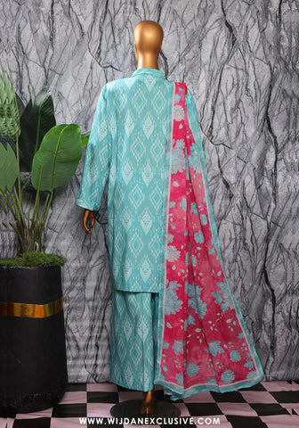 HZ Linen Wintry Unstitched 3PC Printed Collection - 2025 LWP-1313