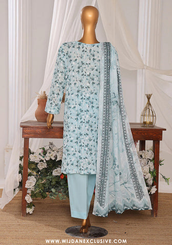 HZ Dhagakari Unstitched Embroidered Lawn Collection - 2025 DEC-603