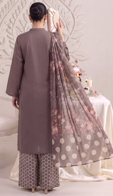 Neesha by Amna Khadija | Stitched 3pc Embroidered Collection - 2026 (D-01)