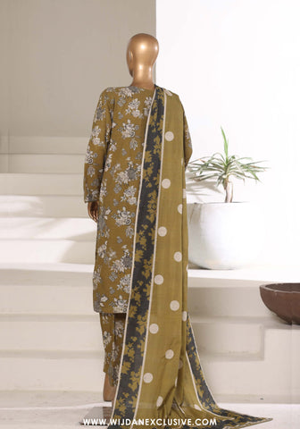 Sadabahar Stitched Printed Khaddar Vol-04 Collection - 2025 (D-01)