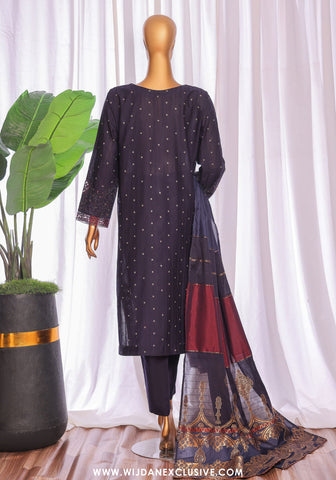 HZ Turkish Jacquard Embroidered Collection Vol - 03 (D-01)