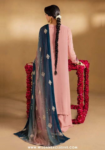 Nureh Mukeshkari Unstitched Embroidered Mukesh Chiffon Collection - 2025 MK-14