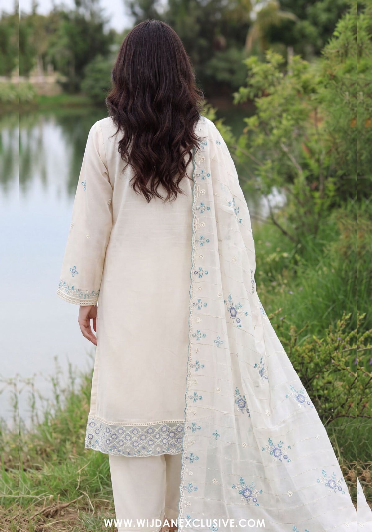 Dhamak by Wijdan | Unstitched Exclusive Embroidered Jacquard Collection'26 (D-01)