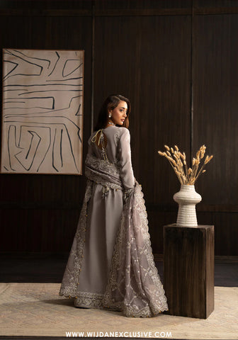 Lady AIK Unstitched Wedding Collection - 2025 Vol - 01 (D-07)