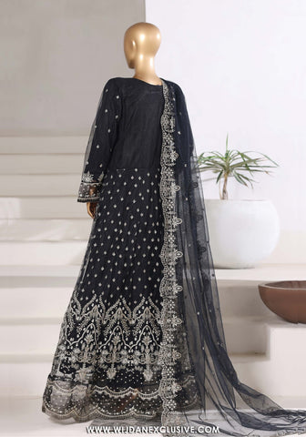 Mahpara by Sadabahar | Stitched Festive Formal Frock Collection - 2025 (BLACK)