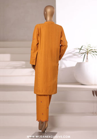 Sadabahar Vybe Stitched Jacquard Embroidered Sets Vol-II Collection - 2025 (MUSTARD)