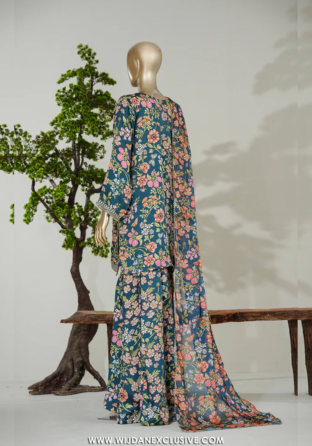 Noor by Amna Khadija | Stitched Embroidered Silk Collection - 2026 NAK26ES-01