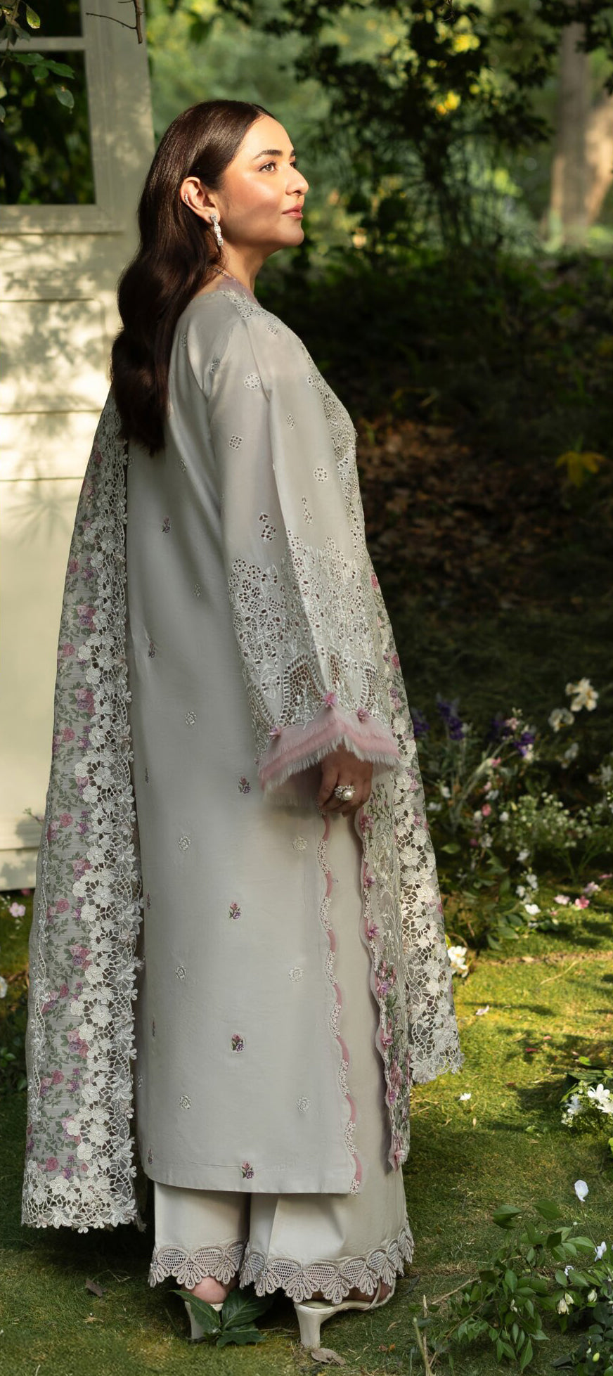 Elaf Unstitched Luxury Lawn Vol-II Collection - 2026 (ELQ-1A)