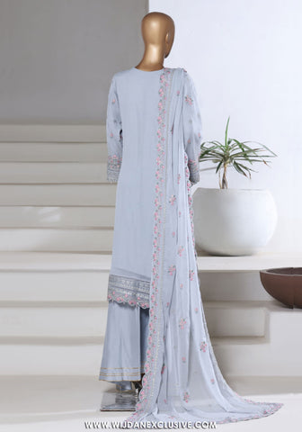 Afsanay by Sadabahar | Stitched Luxury Chiffon Vol-15 Collection - 2025 (GREY)