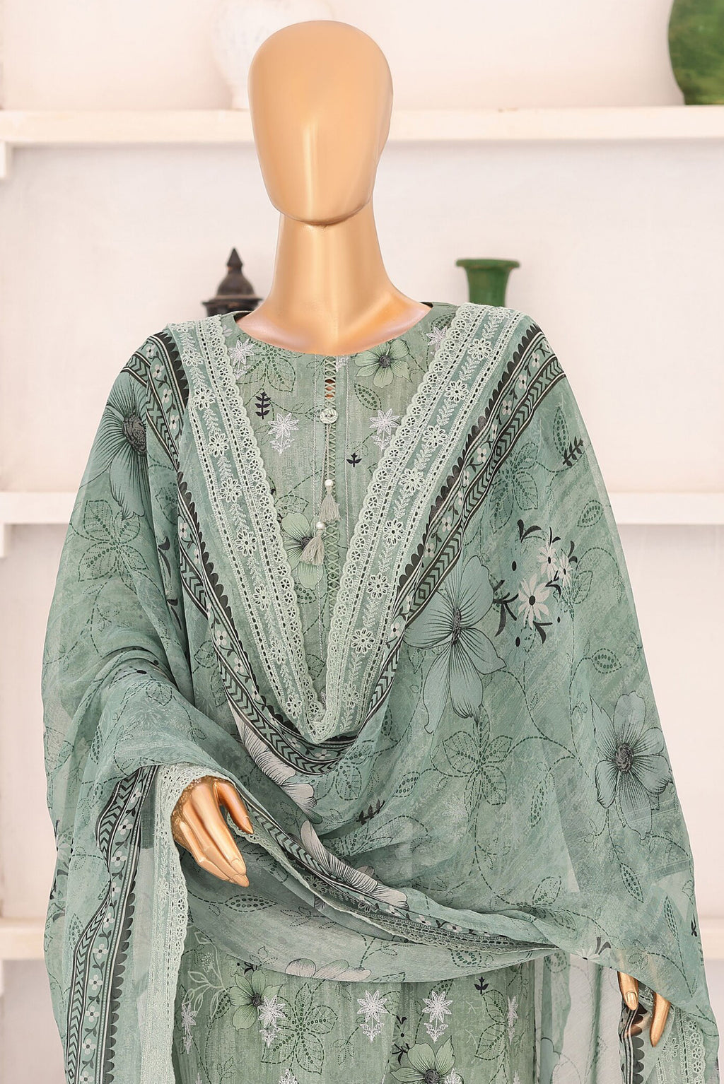 HZ Premium Chikankari Unstitched Printed Embroidered Vol-02 Collection - 2026 (PCE-659)