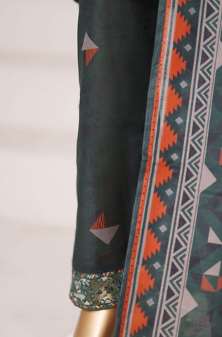 Malika by Sadabahar | Stitched Embroidered Khaddar Collection - 2025 (GREEN)