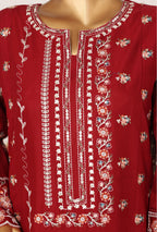 Bin Saeed Stitched Luxury Embroidered 3pc Vol-III Collection - 2026 (D-01)