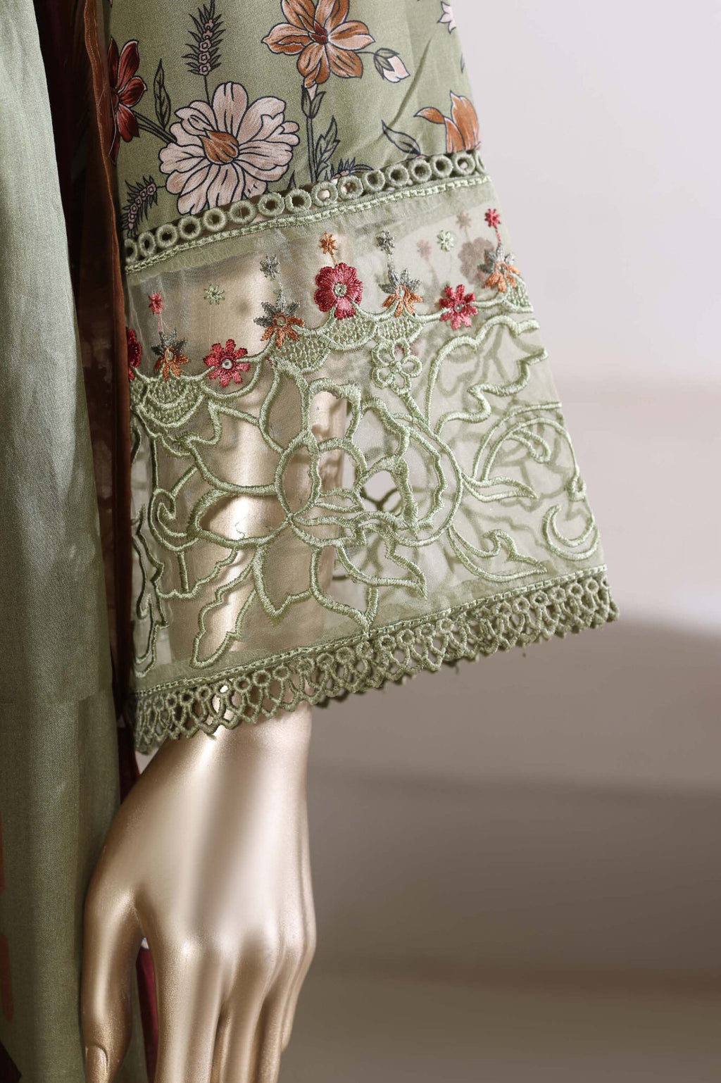Sadabahar Stitched Embroidered Festive Lawn Vol-02 Collection - 2026 (D-01)