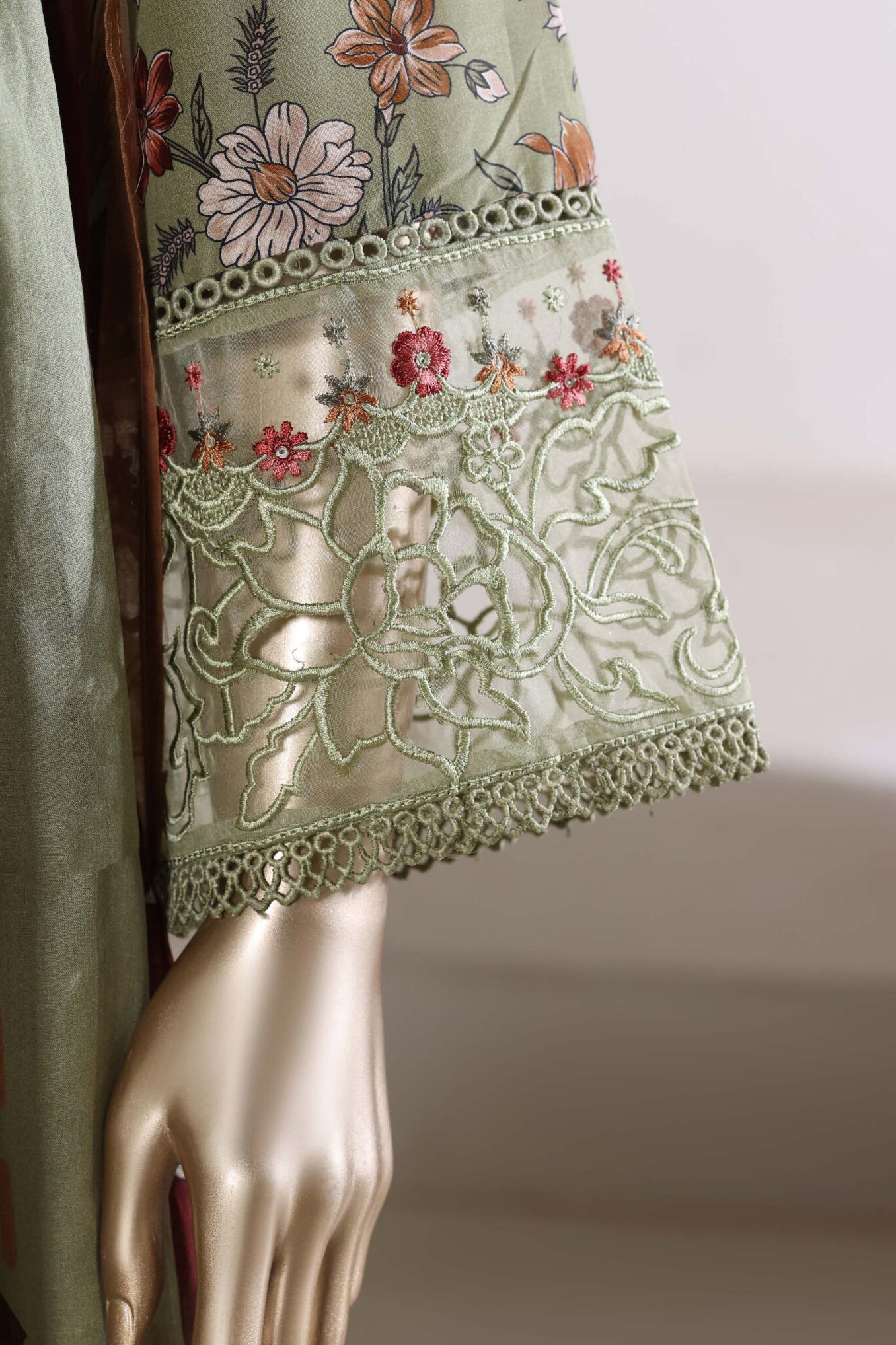 Sadabahar Stitched Embroidered Festive Lawn Vol-02 Collection - 2026 (D-01)
