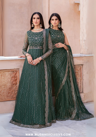 Sahiba Embroidered Net Formals - 2025 by Zarif SBA-05 KERAN