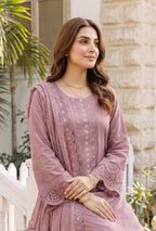 Kavya Gold by Wijdan | Unstitched Cotton Embroidered Collection - 2026 (D-01)