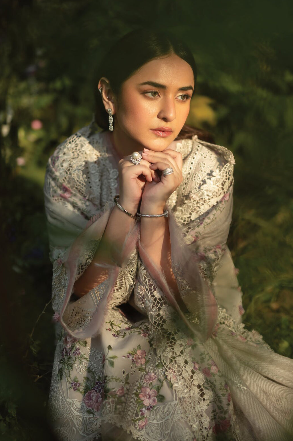 Elaf Unstitched Luxury Lawn Vol-II Collection - 2026 (ELQ-1A)
