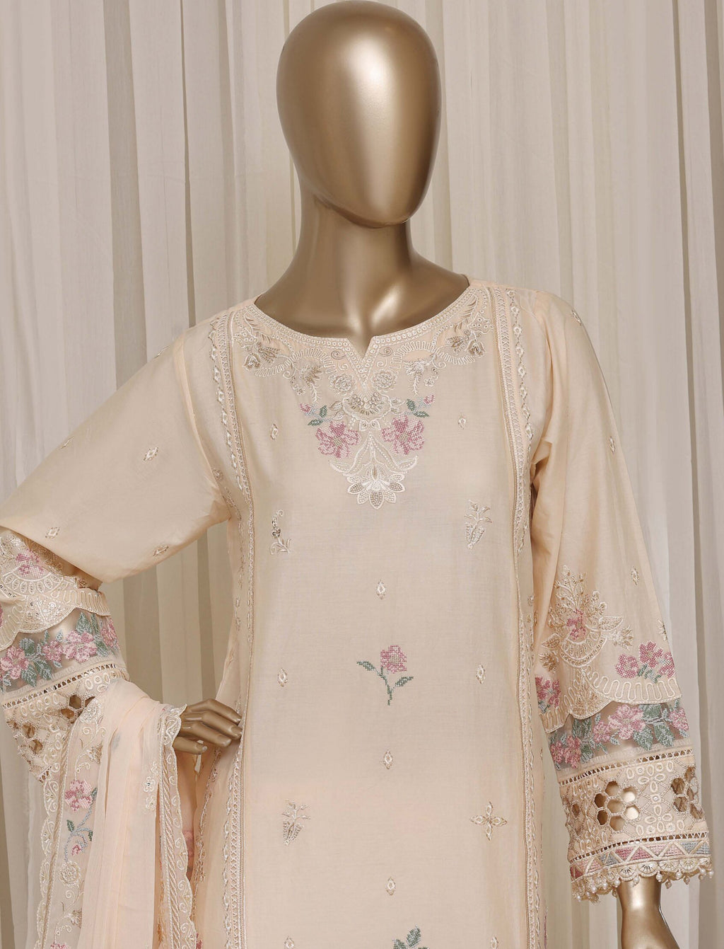 Sadabahar Stitched Luxury Embroidered Festive Vol-08 Collection - 2026 (D-01)