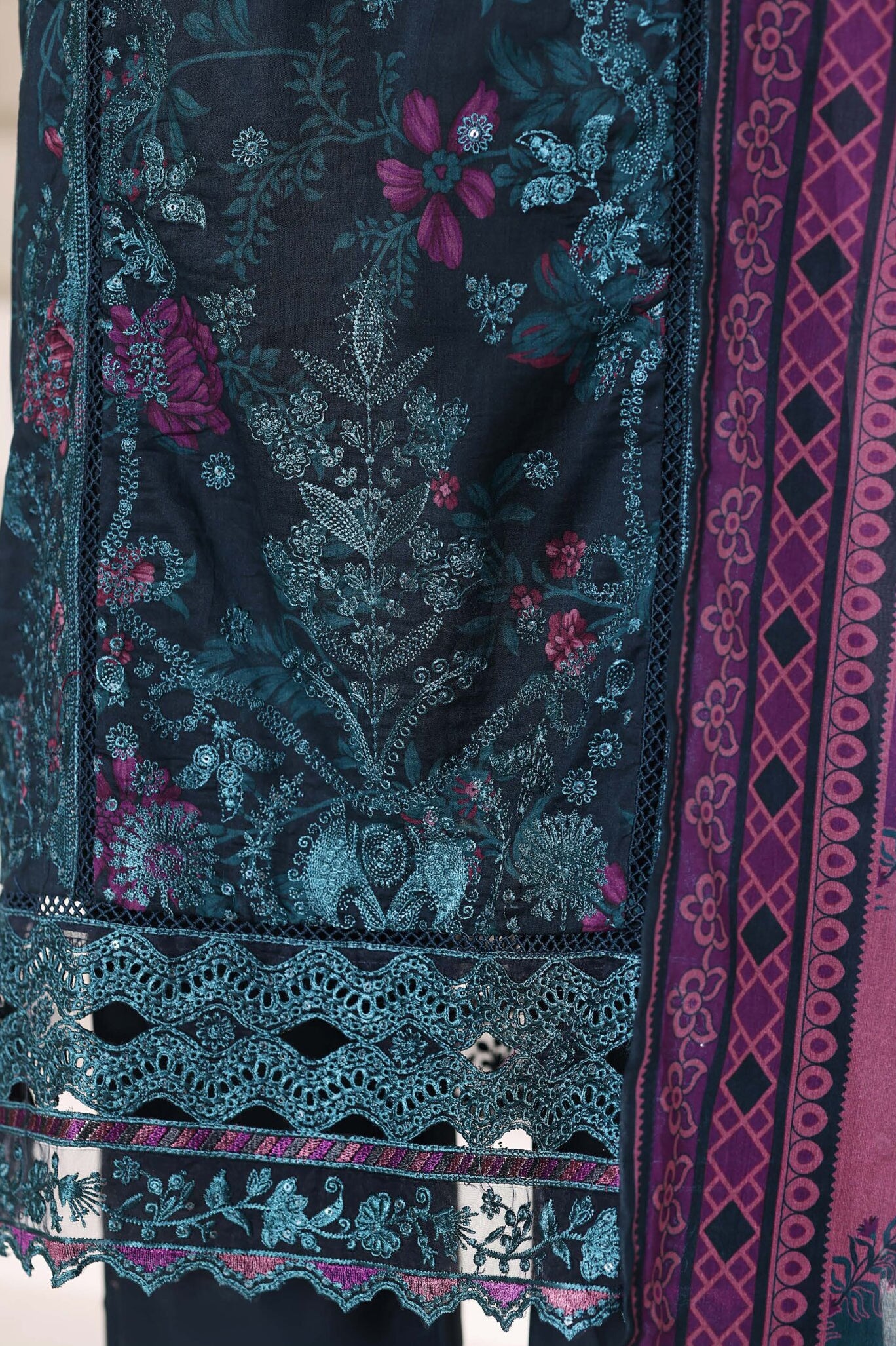 Sadabahar Signature Stitched Embroidered Festive Vol-V Collection - 2026 SB05FL-01