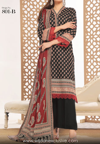 VS Daman Printed Lawn Collection'25 D-801 B