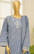 Bin Saeed Stitched Luxury Festive Embroidered Frock 3pc Collection - 2026 (D-01)