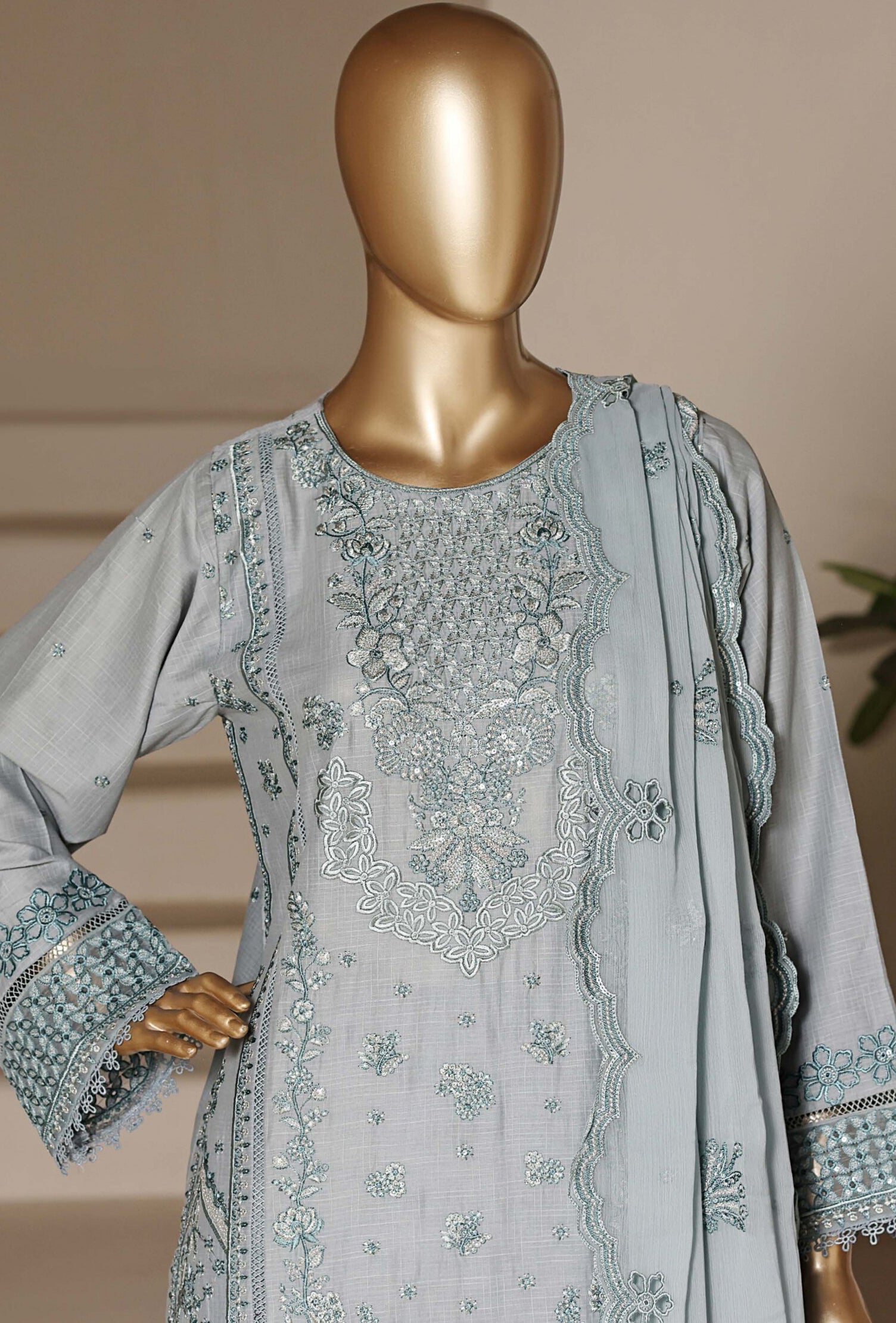 Sadabahar Stitched Luxury Embroidered Festive Vol-06 Collection - 2026 (D-01)