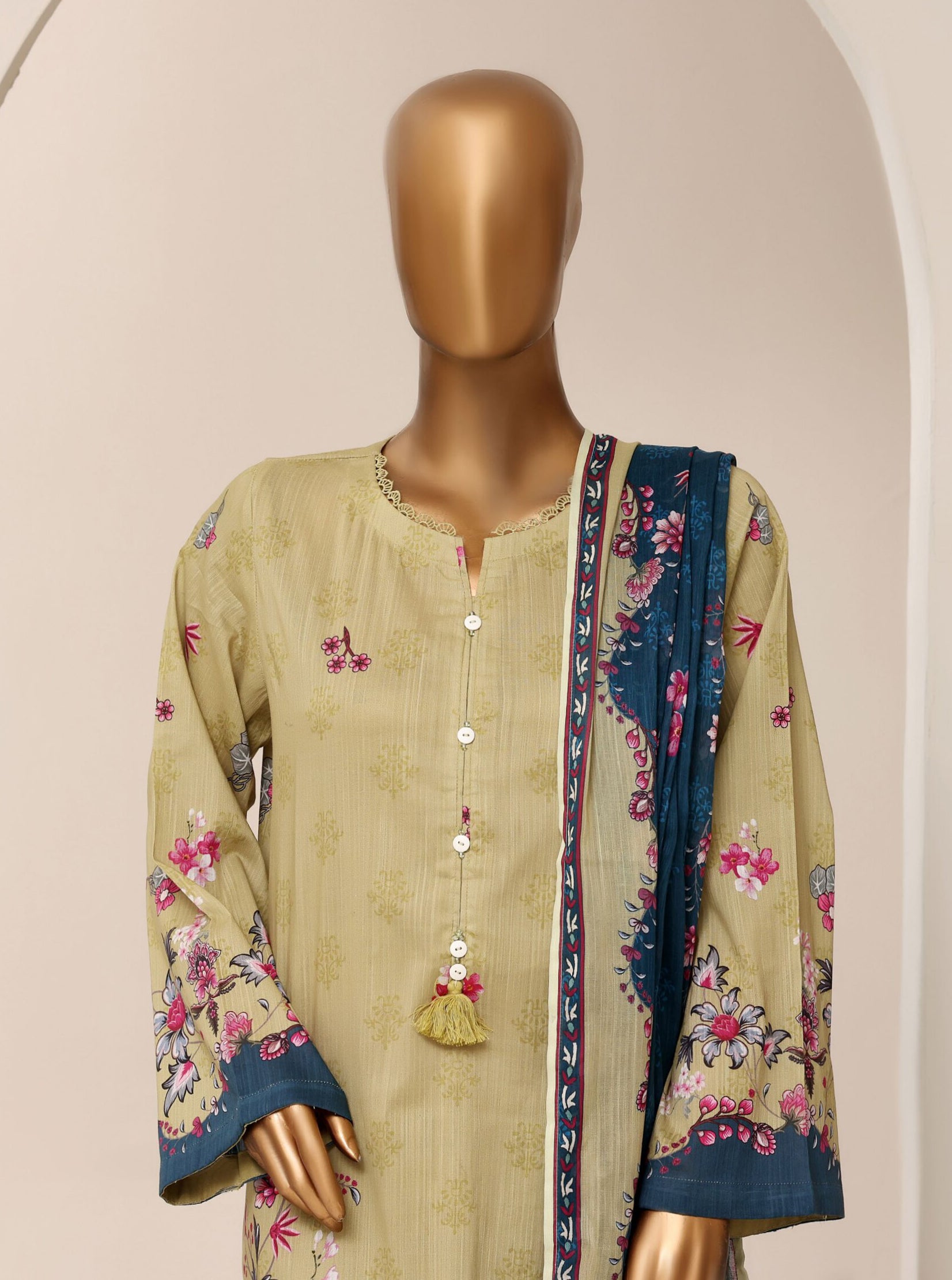 Sadabahar Stitched Printed Lawn Vol-13 Collection – 2026 (D-01)
