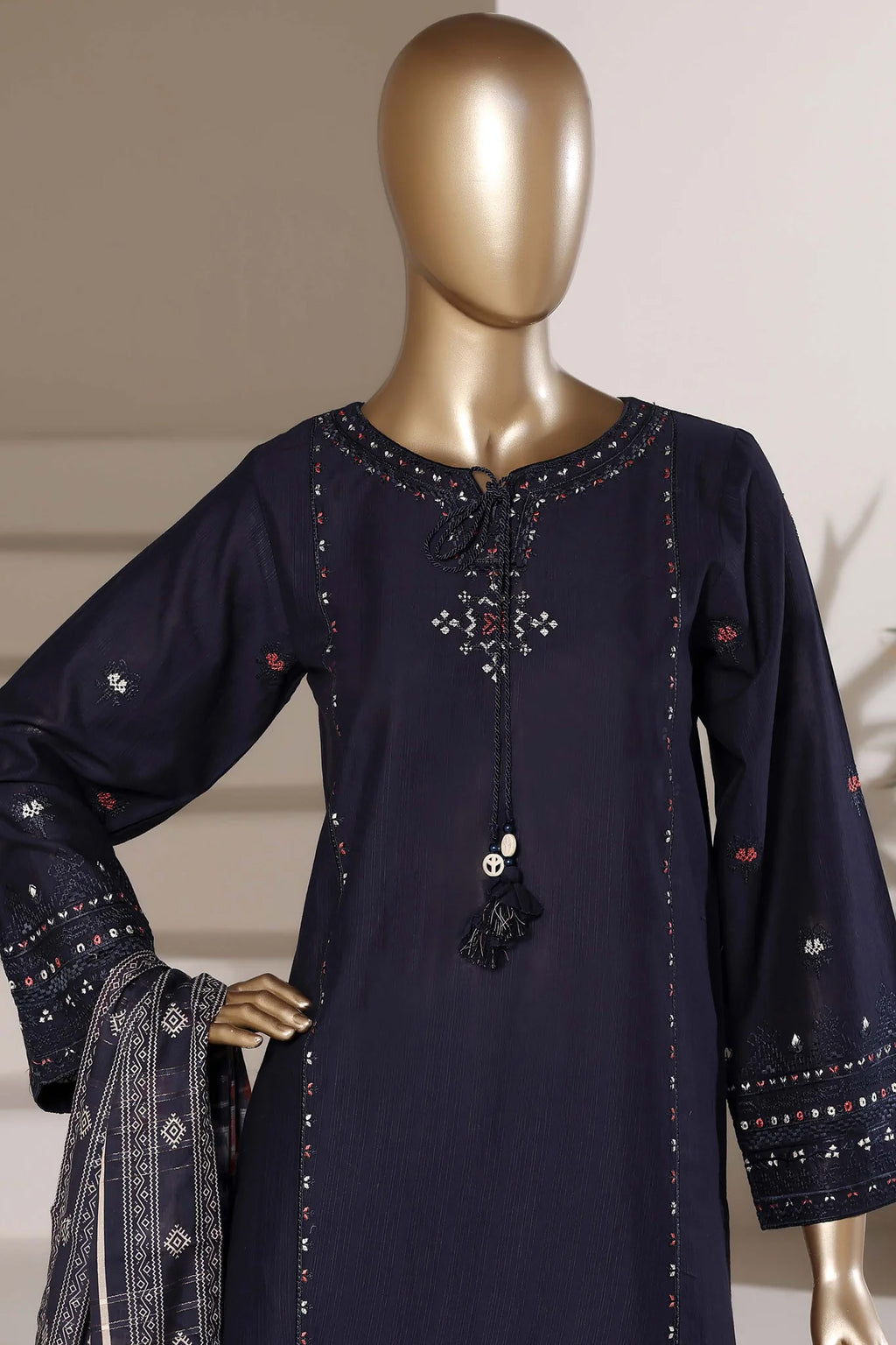 Eclair by Sadabahar | Stitched 3pc Embroidered Lawn Collection - 2026 (D-01)
