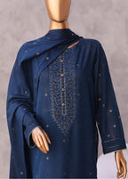 HZ Valencia Jacquard Embroidered Unstitched Lawn Collection - 2026 (VJE-7103)