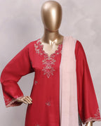Eclair by Sadabahar | Stitched 3pc Embroidered Lawn Vol-03 Collection - 2026 (D-01)