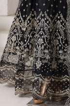 Mahpara by Sadabahar | Stitched Festive Formal Frock Collection - 2025 (BLACK)