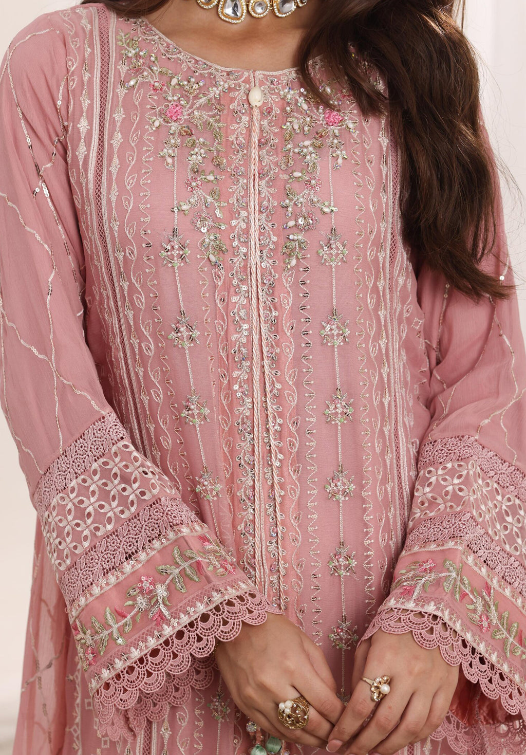 Mehrab by Guzel | Stitched Luxury Chiffon Embroidered Collection - 2026 (ZENEL)