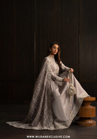 Lady AIK Unstitched Wedding Collection - 2025 Vol - 01 (D-07)