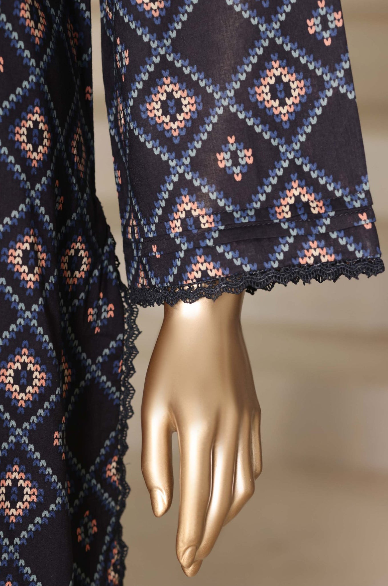 Sadabahar Stitched Printed With Shalwar Collection - 2026 (D-01)