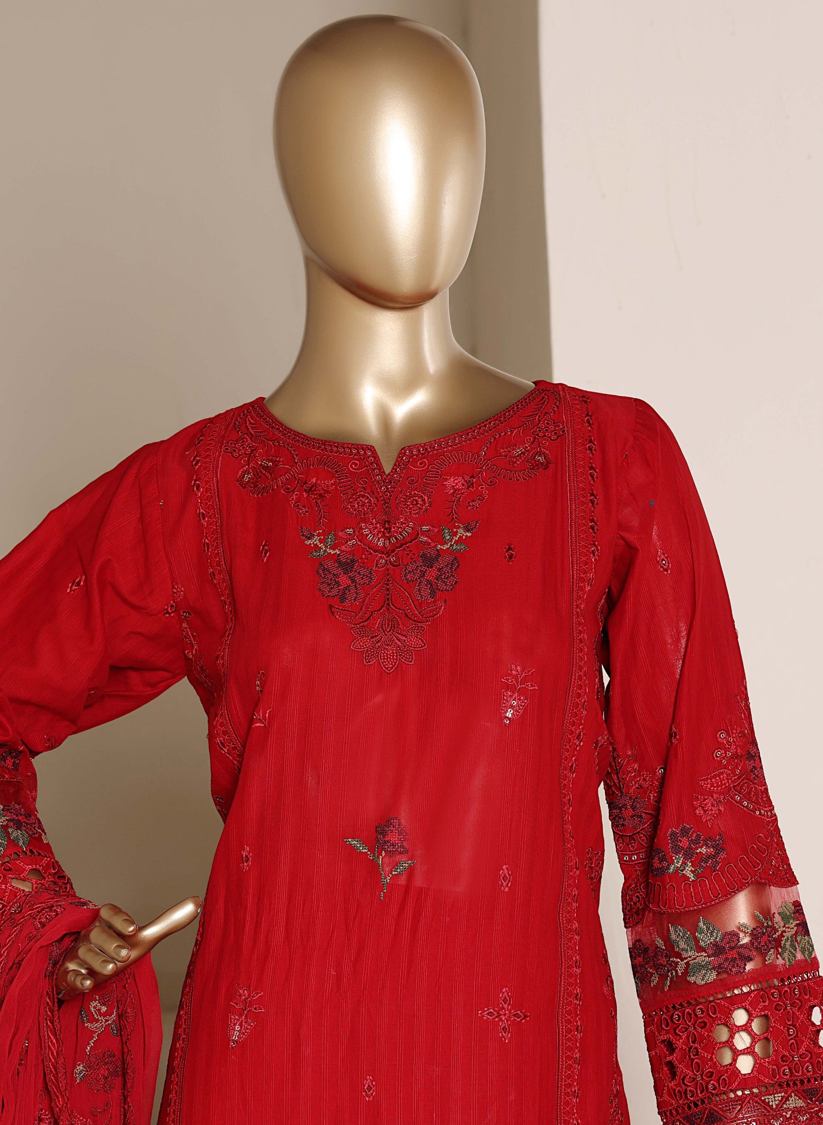 Sadabahar Luxury Stitched Embroidered Festive Vol-IV Collection - 2026 (D-01)